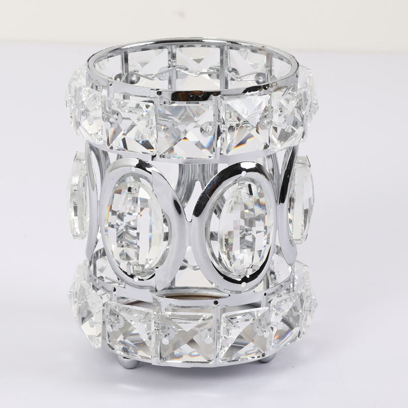 Crystal Pen Holder Cosmetic Brush Storage Container