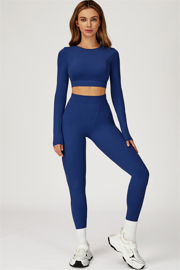 The Conquer Long Sleeve T-shirt Leggings 2-Piece Set