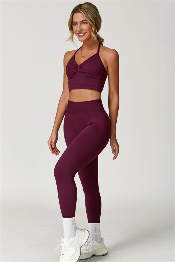 The Allure Halter Top Leggings 2-Piece Set