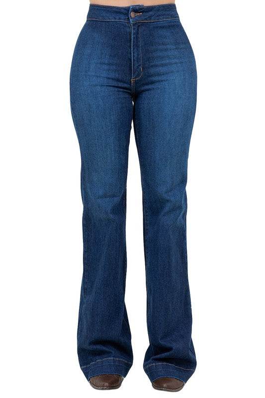 Harley Wide Leg Dark Blue- Inseam 34