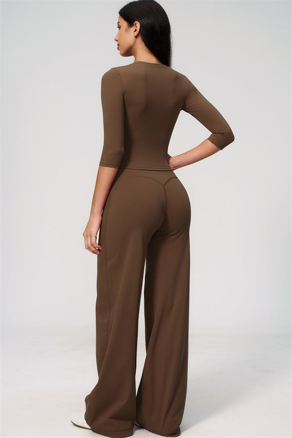 The Natalia Half-Sleeve Top