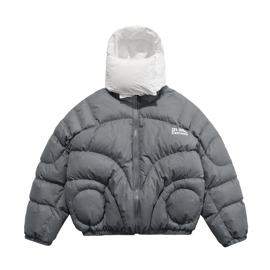 Men's Hooded Hand-stuffed Cotton Coat Bread Jacket