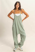 HYFVE Relaxed Fit Mineral Washed Overalls with Pockets