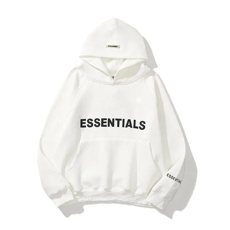 Essentials Hoodie Women and Men Reflective Letters