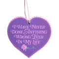 Perfect Purple Heart Car Air Freshener