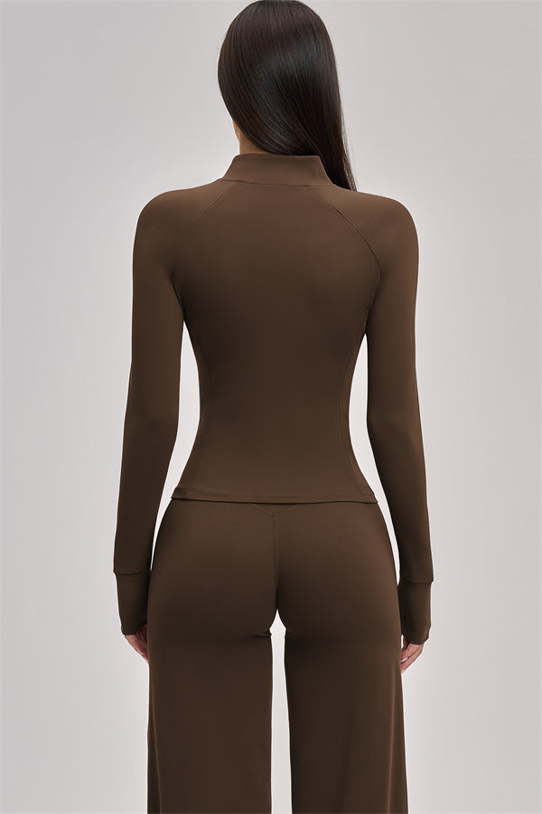 The Swoon Jacket Tank Top Flared Leggings 3-Piece Set