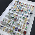 European And American Jewelry Exaggerated Fashion Micro-set Gem Ring