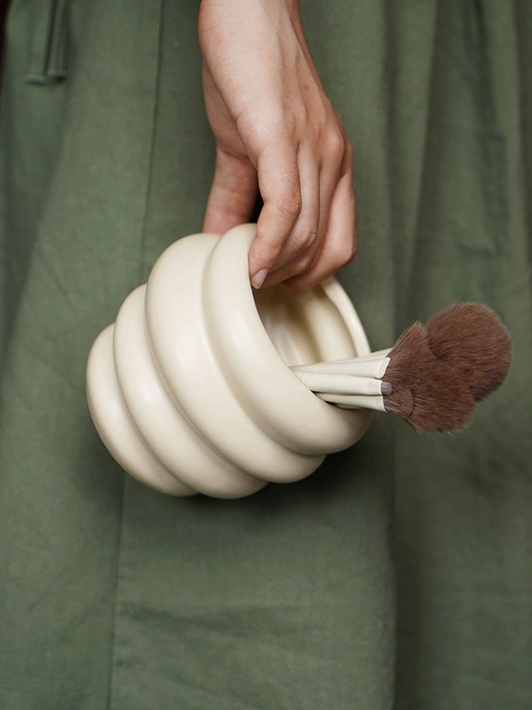 Makeup Brush Storage Cylinder Ins Style Dresser