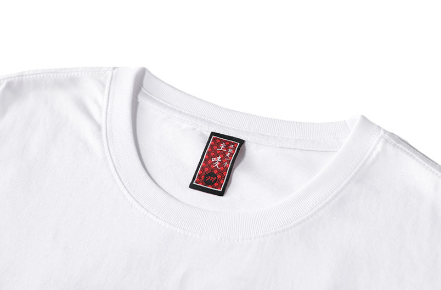 Summer Youth Embroidered Dragon T-Shirt for Men