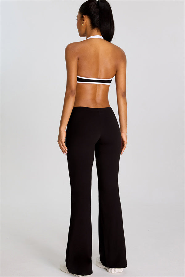 The Mode Sports Bra Flared Leggings 2-Piece Set