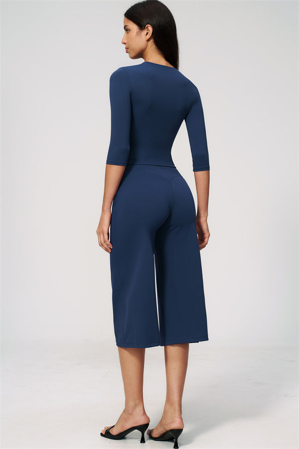 The Natalia Half-Sleeve Top