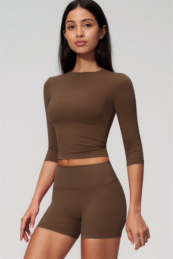 The Natalia Half-Sleeve Top