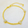 Dotty Shine Heart Bracelet