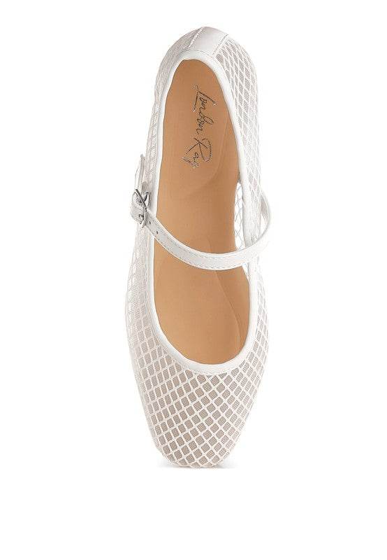 Averona Mesh Mary Jane Flats