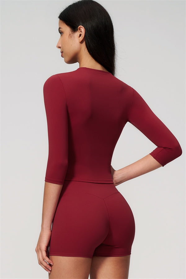 The Natalia Half-Sleeve Top