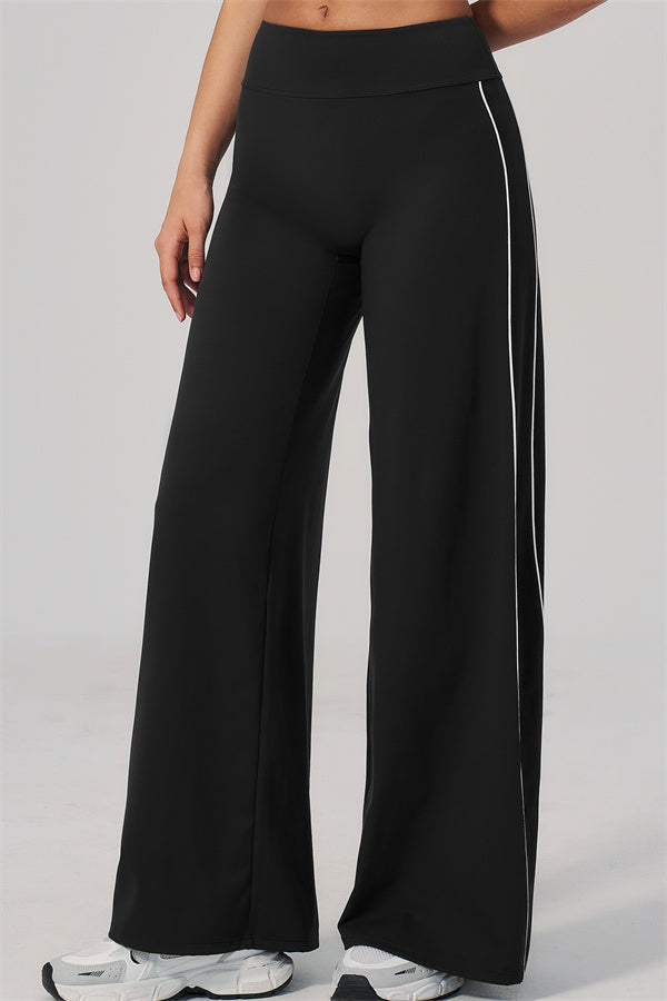 The Breathe Crop Top Straight Leg Pants 2-Piece Set