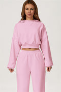 The Axis Crop Hoodie Pants 2-Piece Set
