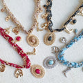Wild West Desert Charm Scarf Necklace