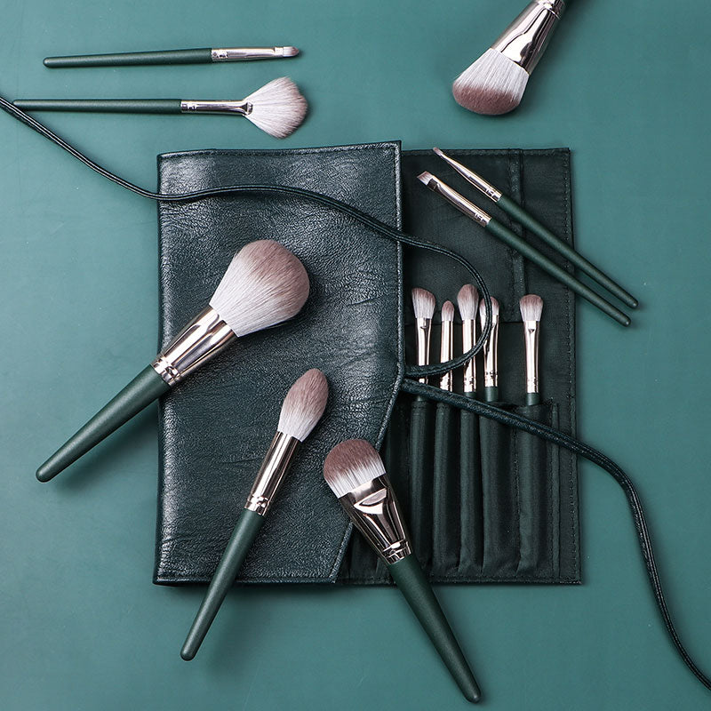 Retro Cosmetic Pen And Brush Storage Bag