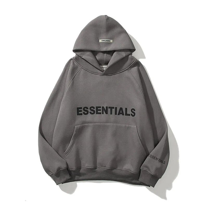 Essentials Hoodie Women and Men Reflective Letters