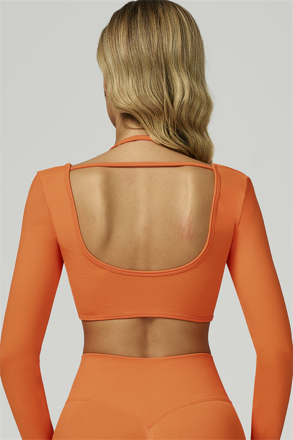 The Prime Long Sleeve Crop Top Leggings 2-Piece Set