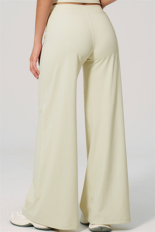 The Revive Crop Top Straight Leg Pants 2-Piece Set