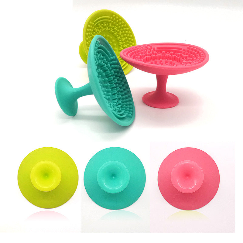 Makeup Brush Scrubbing Pad Makeup Brush Cleaning Pad Suction Cup Clean Cup Brush
