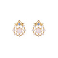 Women's Zircon Anti Allergy Earrings