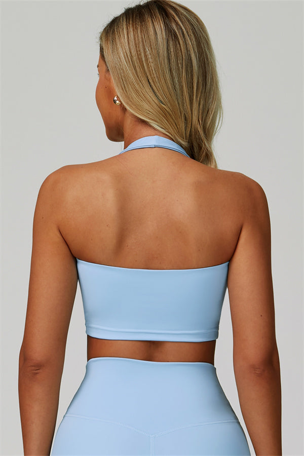 The Elixir Halter Crop Top Shorts 2-Piece Set