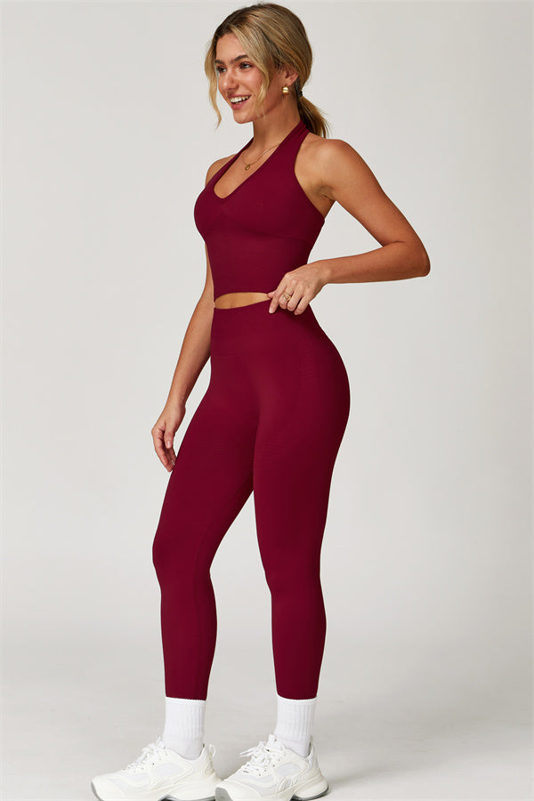 The Delight Halter Top Leggings 2-Piece Set