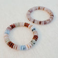 Blush & Earthy Canyon Natural Stone Stretch Bracel