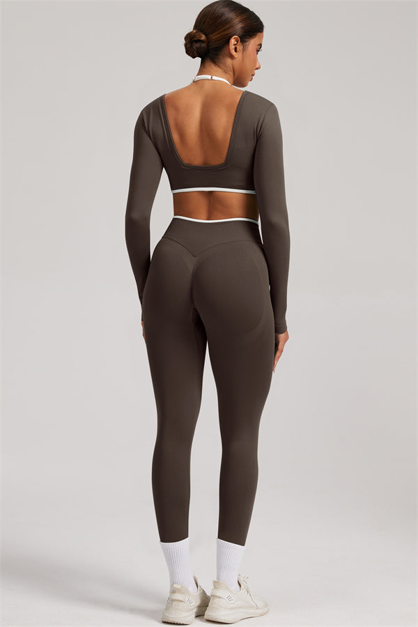 The Elevate Long Sleeve Crop top