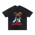 Spring summer new product the same drop-out bear print short-sleeved T-shirt man