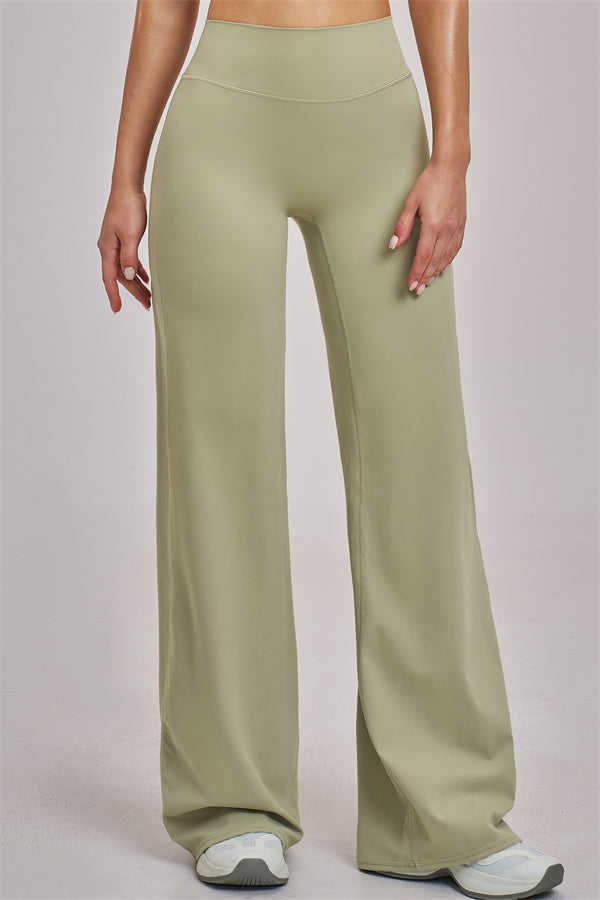 The Swoon Long Sleeve Crop top Flared Leggings 2-Piece Set