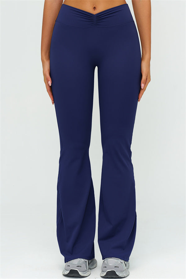 The Lushness Y-Back Sports Bra Flared Leggings 2-Piece Set