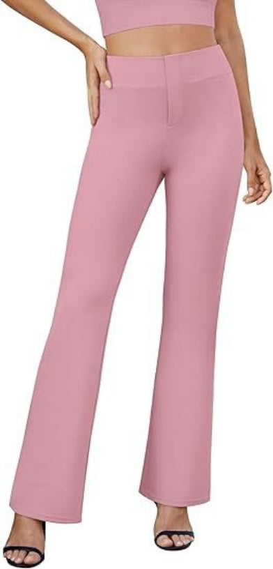 Business-Casual High-Waisted Stretch Trousers for Women