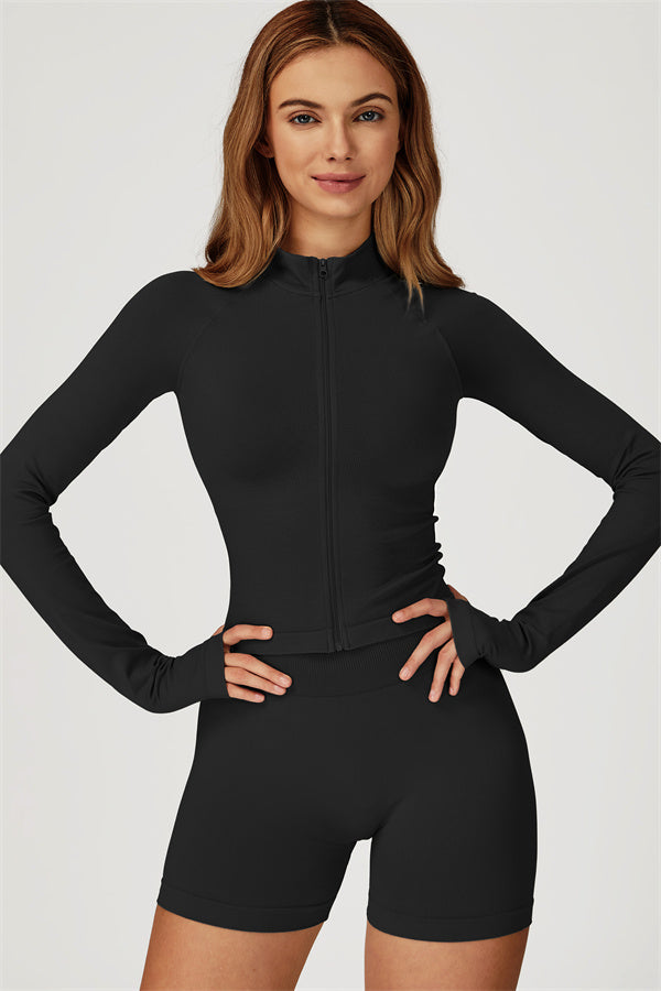 The Sculpt Jacket Shorts 2-Piece Set