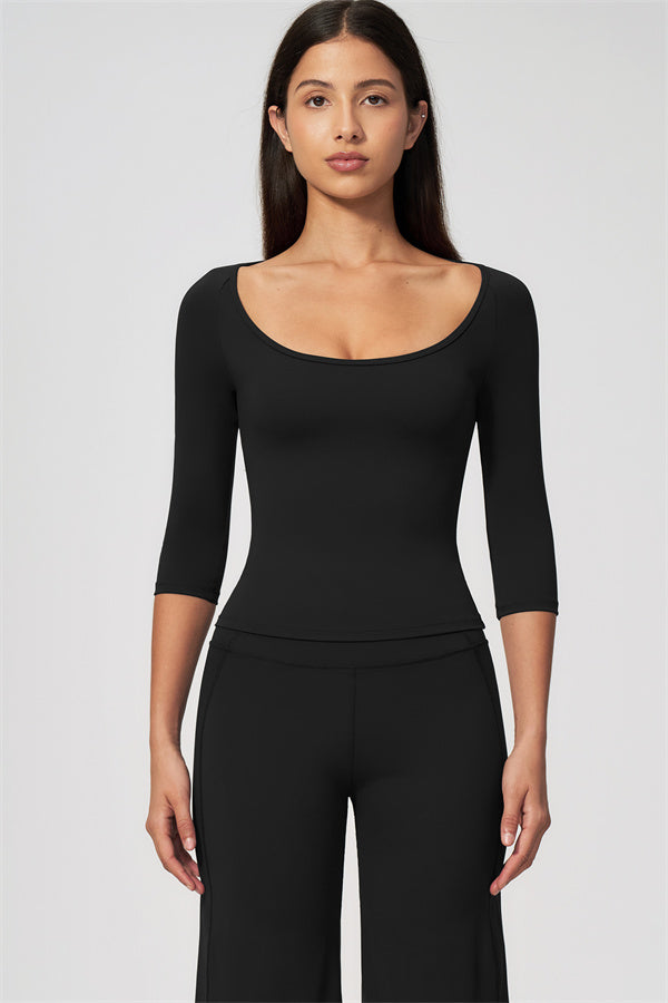 The RiseFit Half-Sleeve T-Shirt Straight Leg Pants 2-Piece Set