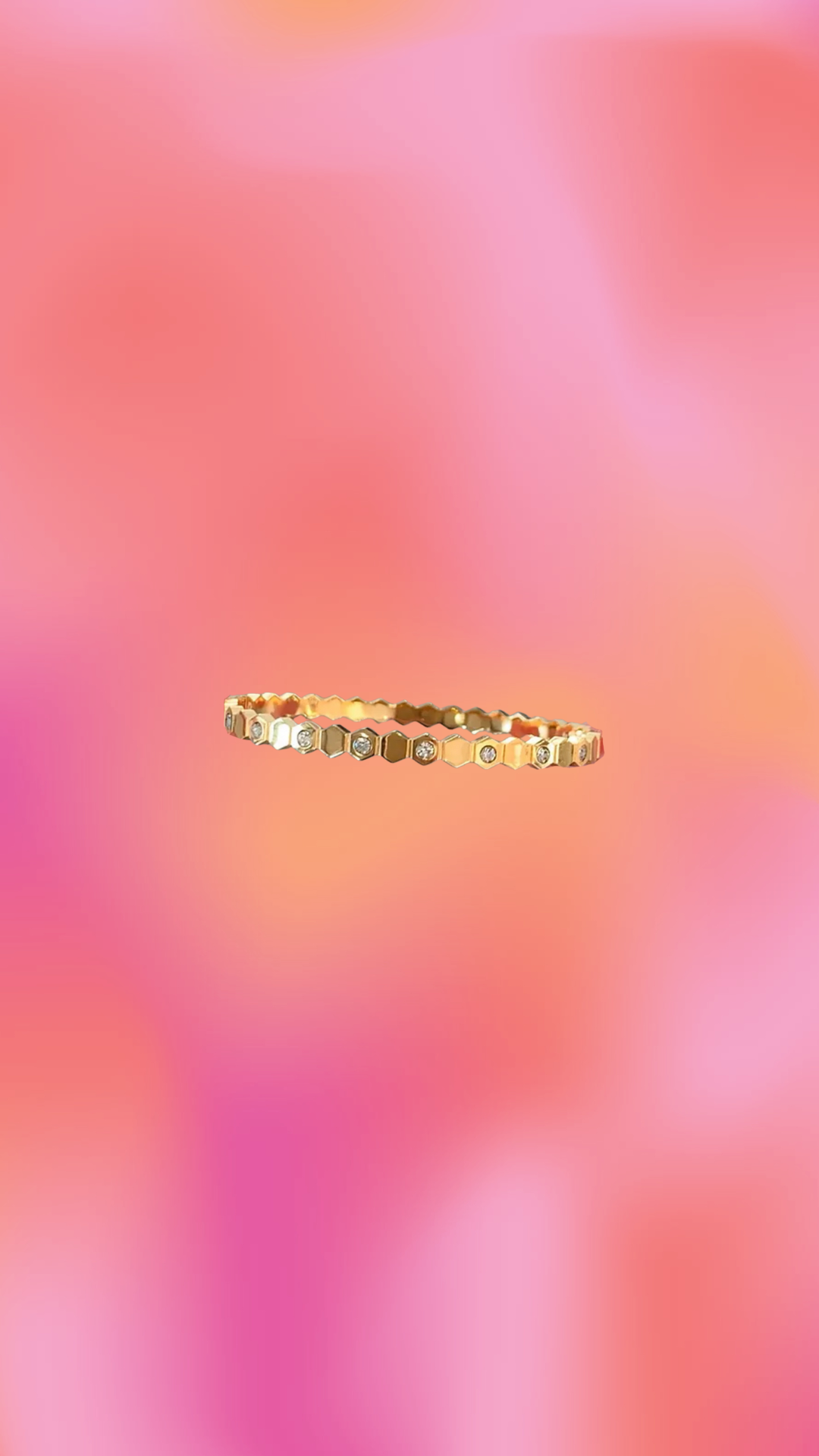 Sweet Like Honey Titanium Bangle