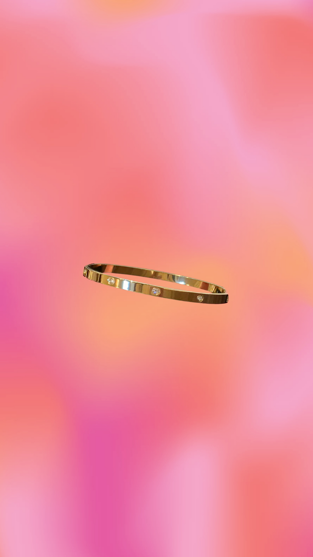 A Touch of Sparkle Titanium Bangle