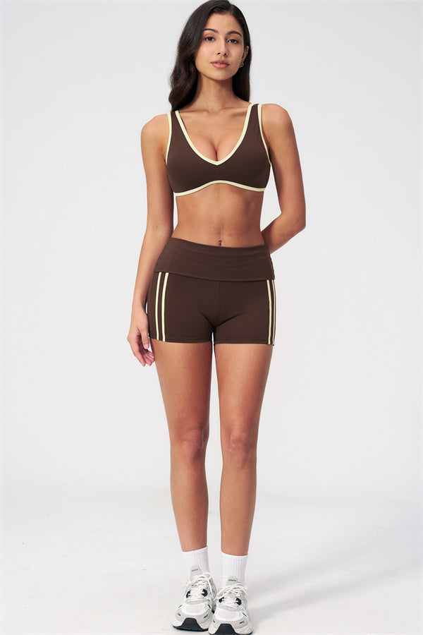 The Evoke Sports Bra Shorts 2-Piece Set
