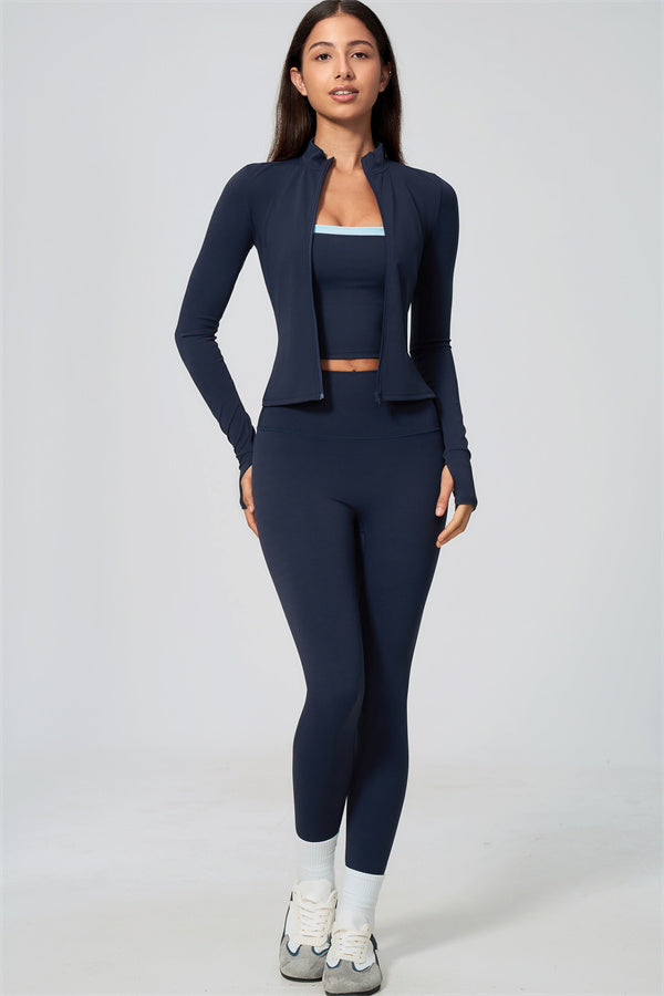 The Seraphine Jacket Tank Top Leggings 3-Piece Set