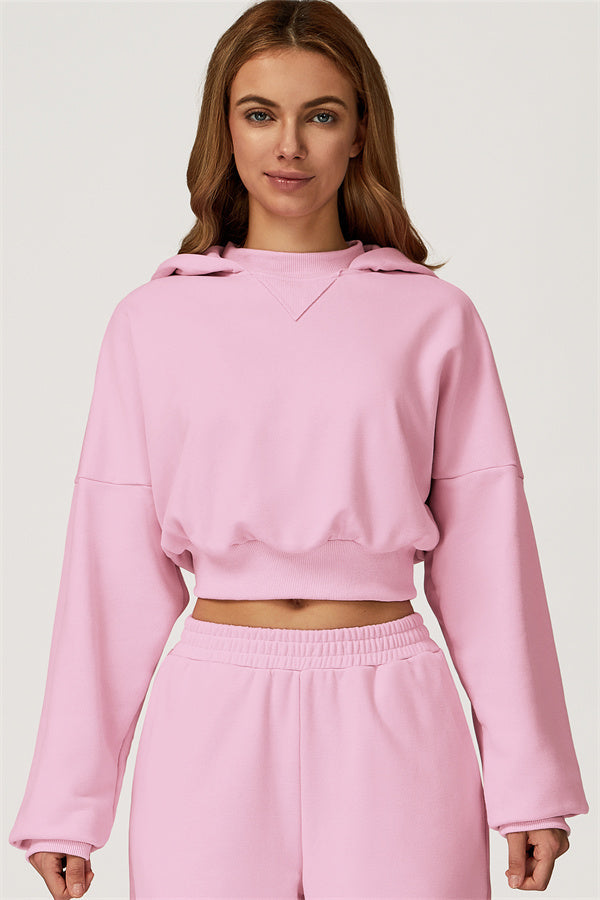The Axis Crop Hoodie Pants 2-Piece Set