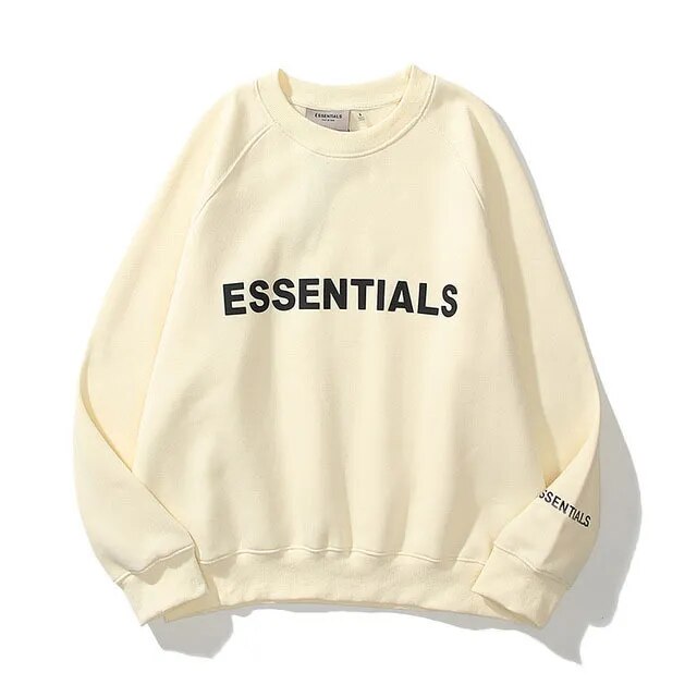 Essentials Hoodie Women and Men Reflective Letters
