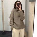 New High Neck Thick Sweater Women