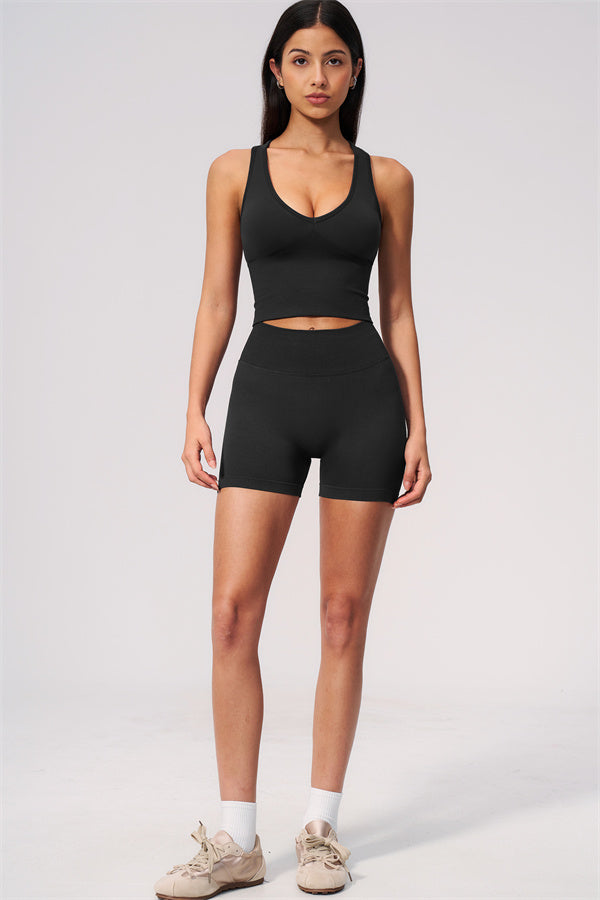 The Allure Crop Top Shorts 2-Piece Set