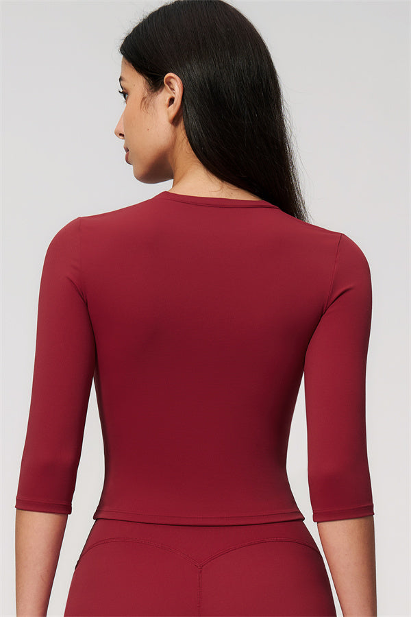 The Natalia Half-Sleeve Top Shorts 2-Piece Set