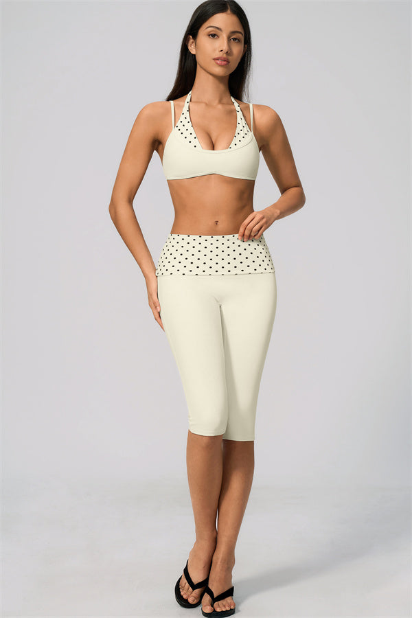 The Enliven Sports Bra Capri Leggings 2-Piece Set