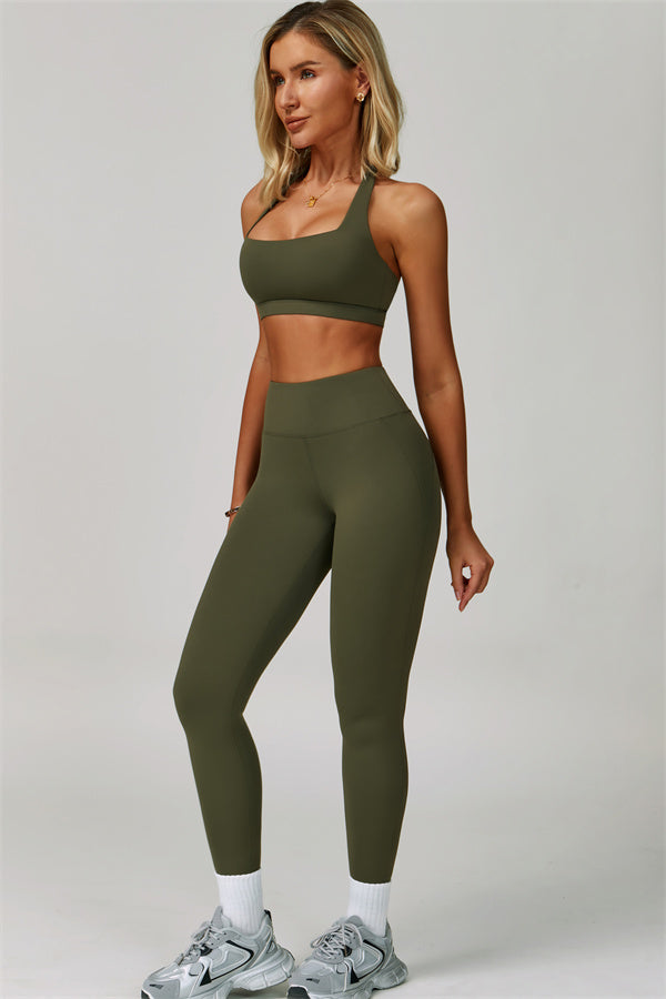 The Bold Halter Sports Bra Leggings 2-Piece Set