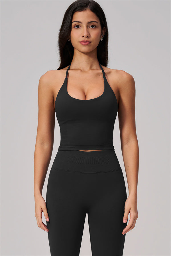 The Align Halter Tank Top Flared Leggings 2-Piece Set